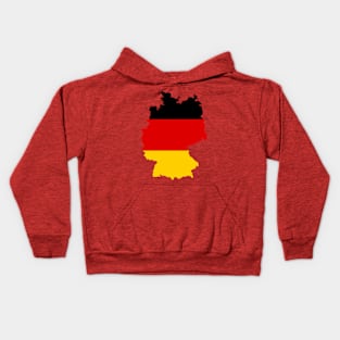 German Map Flag Kids Hoodie